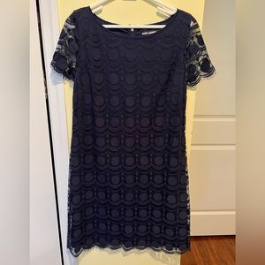 STUNNING KARL LAGERFELD NAVY DRESS